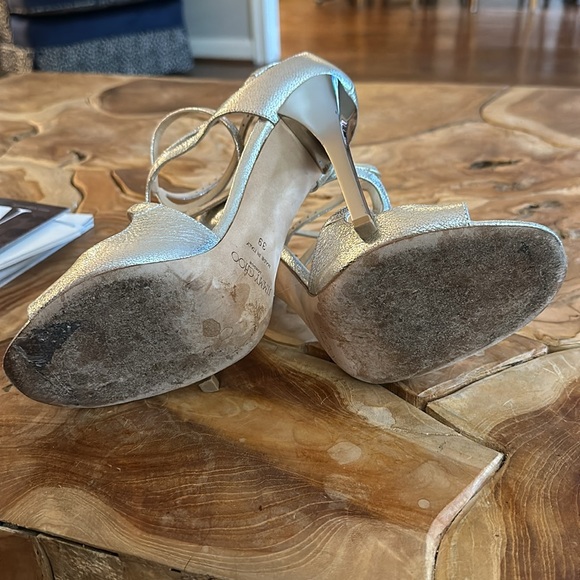 Jimmy Choo Champagne evening heels - Picture 3 of 8